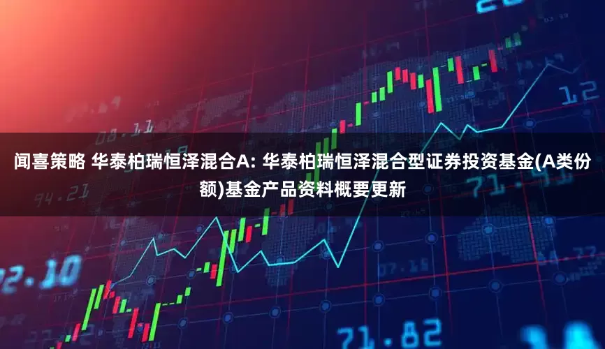 闻喜策略 华泰柏瑞恒泽混合A: 华泰柏瑞恒泽混合型证券投资基金(A类份额)基金产品资料概要更新
