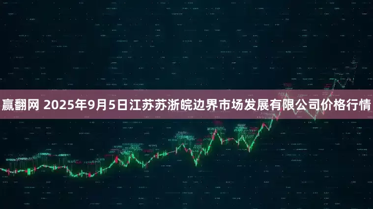 赢翻网 2025年9月5日江苏苏浙皖边界市场发展有限公司价格行情